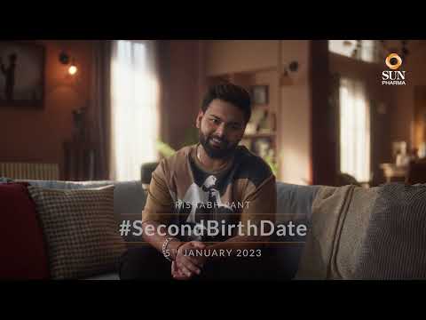 Rishabh Pant’s #secondbirthdate story with Sun Pharma I www.secondbirthdate.com