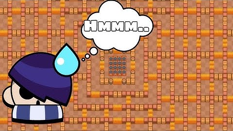 Brawl stars but I trap bot in maze