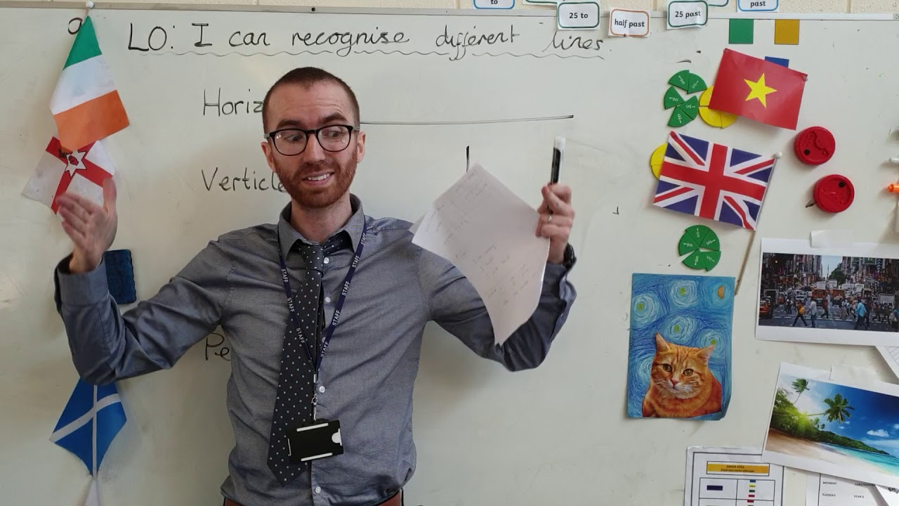 Maths - Recognising lines - KS2 (Vertical!) - YouTube