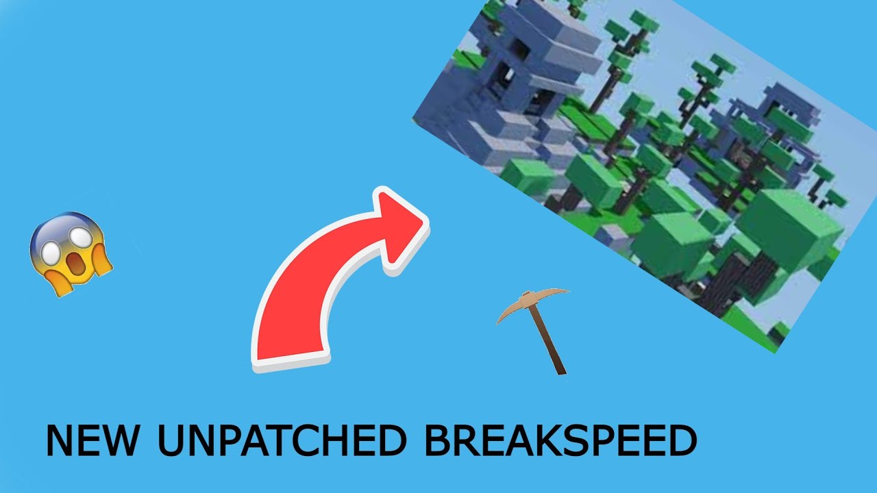 New unpatched BREAK SPEED GLITCH || Roblox bedwars (READ DESC) - YouTube