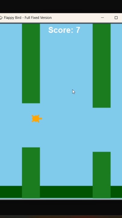🐤 Python Flappy Bird Game | No Libraries | Satisfying Gameplay! #python ...