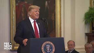 WATCH: President Trump presents Medal of Honor to retired Marine Corps Sgt. Maj. John Canley