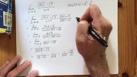 Evaluating Limits Analytically   Limits with Radicals