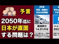 【2050年まで】日本が直面する絶望の国難TOP25【確定した未来】|働いても手取りは減り、水すら自由に飲めなくなる時代へ