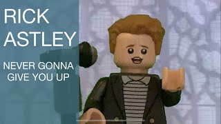 LEGO Version of Rick Astley's 'Never Gonna Give You Up' Music Video