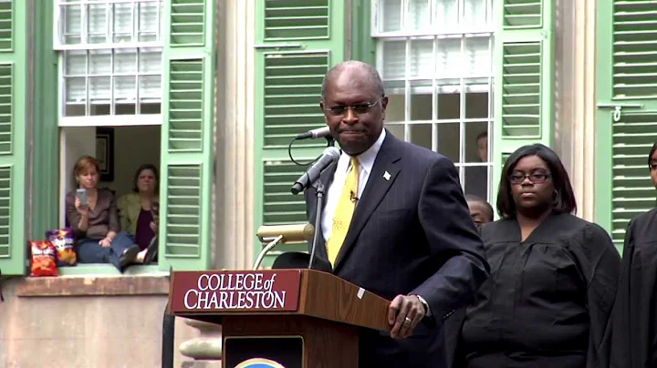 Stephen Colbert & Herman Cain -- FULL SPEECHES -- ...