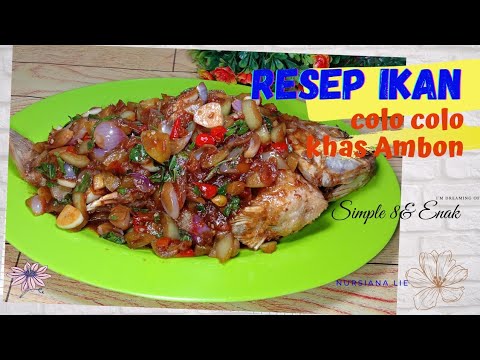 Resep Ikan Bakar Colo Dabu Dabu