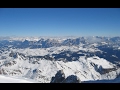 Skiing from Val Gardena to Marmolada, Italy 2017