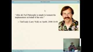 YAPC::NA 2012 - Perl 6 Lists, the Good, the Ugly and the Insanity