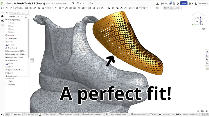 Working with 3D scans in Onshape