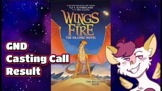 Wings of Fire Graphic Novel Dub Book 5 (Casting Call Result)