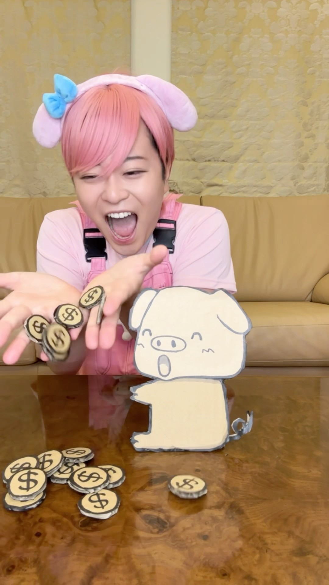 HELP A CARDBOARD PIG！#asmr