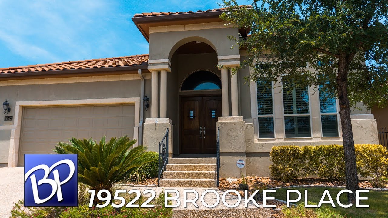 For Sale 19522 Brooke Place, San Antonio, Texas 78258 YouTube
