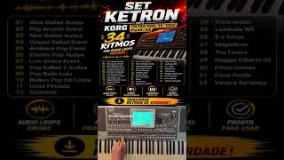 SET KETRON para KORG PA – 34 Ritmos com Audio Loops Drums