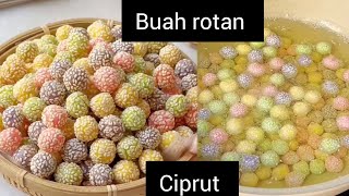 resepi buah rotan atau keciprut warna warni renyah gurih dan cantik 👍