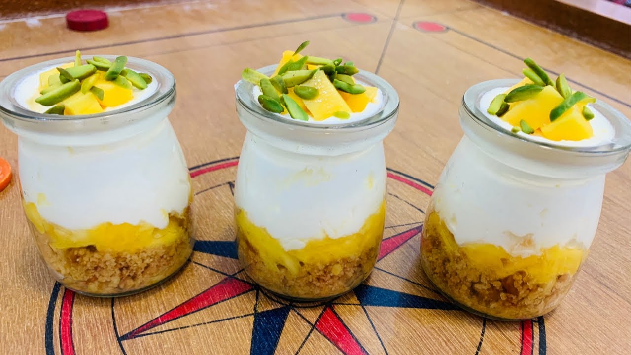 Mango cream cheese biscuit pudding /When Shaas world meets Shaks galley/ Shaas world