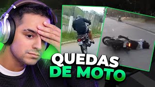 CORINGA REAGINDO AO XRACING QUEDAS DE MOTO