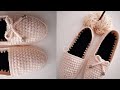 Tırnaklı Makosen Patik Anlatımı 2  /  Crochet House Shoes