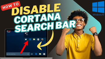 How To Enable Or Disable The Taskbar Cortana Search Bar