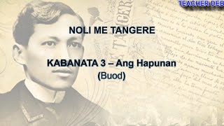 NOLI ME TANGERE Buod ng Kabanata 3: Ang Hapunan