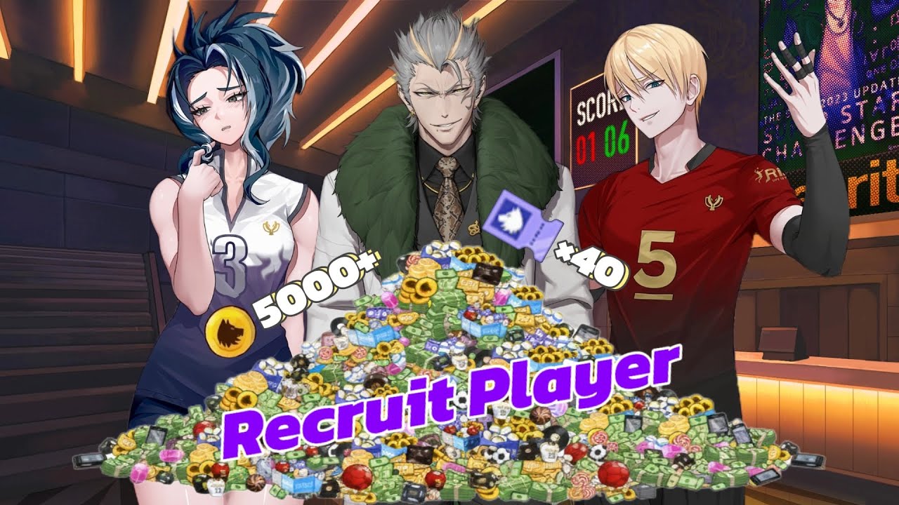 Chiêu Mộ Với 5000+ Beast Coins & 40 Recruit Tickets | Beast Spiker Update