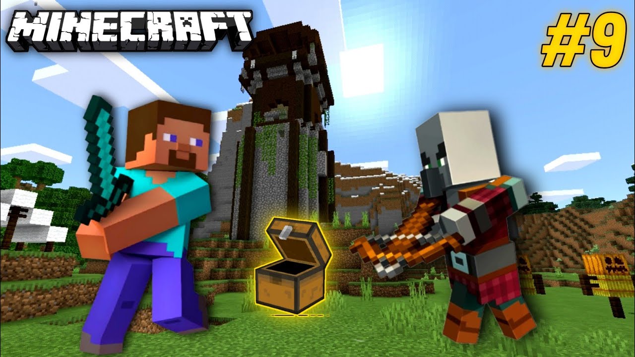 I KILL ALL PILLAGERS MINECRAFT SURVIVAL EPISODE 9 YouTube