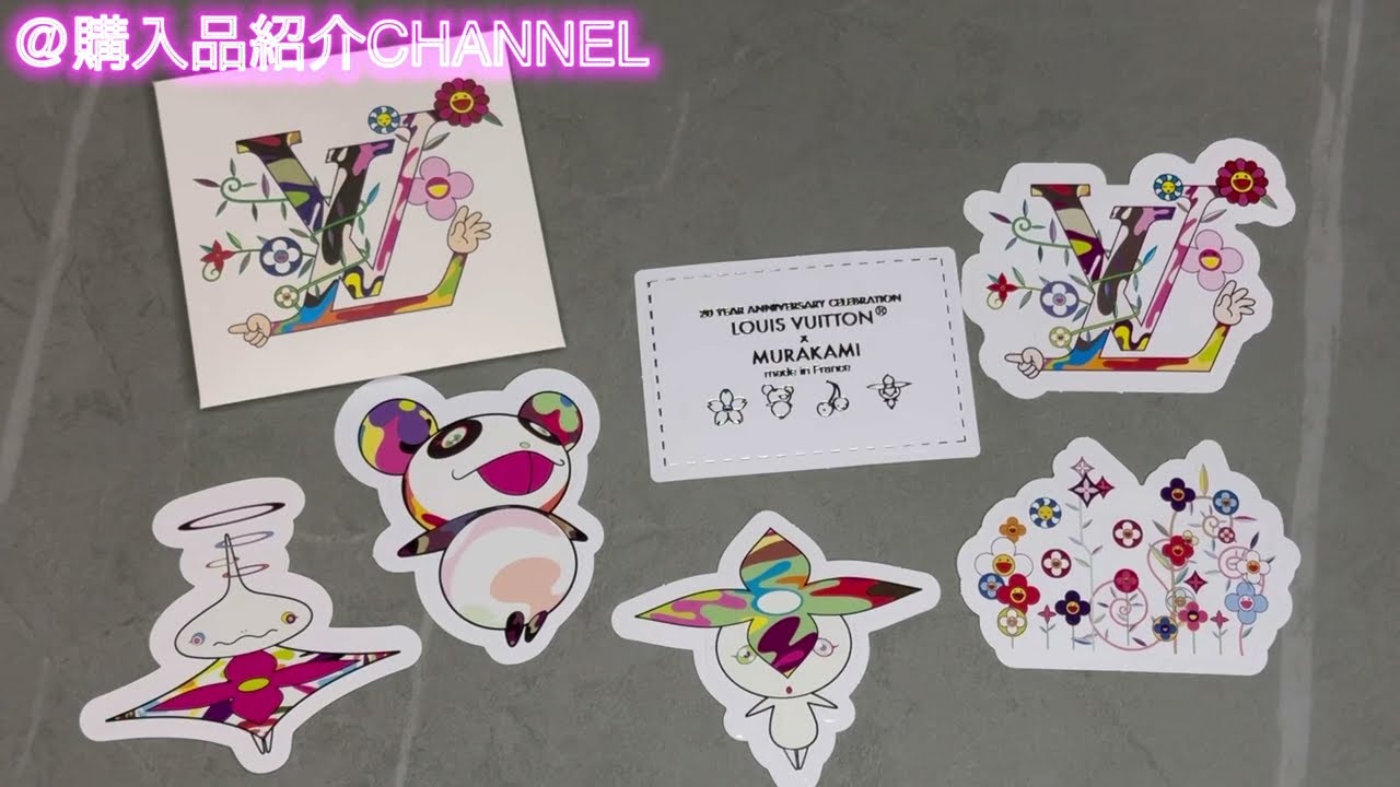 LOUIS VUITTON ルイヴィトン 村上隆 ステッカー 6枚セット ルイ