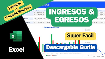 Cómo llevar control de ingresos y gastos en Excel (nivel fácil) - DESCARGABLE GRATIS