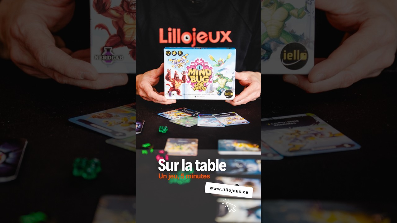 Sur la table ! Un jeu, 5 minutes | Mindbug - King of Tokyo