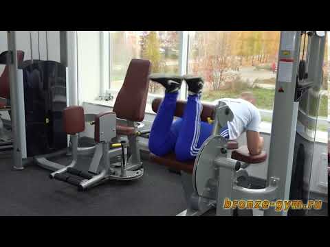 Силовой тренажер BRONZE GYM MV 013A Сгибание ног лежа
