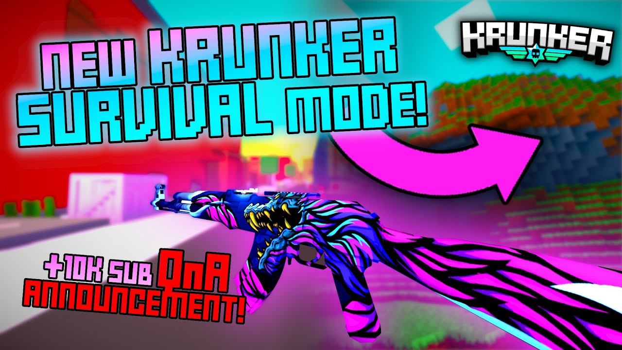 *LEAKED* KRUNKER SURVIVAL MODE (COMING SOON) (QnA ANNOUNCEMENT) | Krunker News