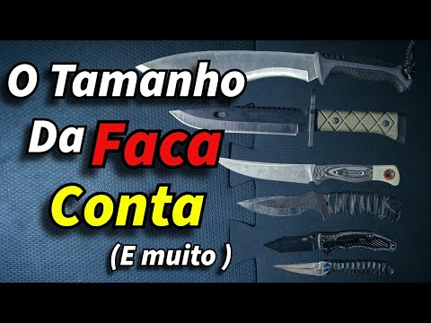 Qual o TAMANHO ideal da FACA para DEFESA PESSOAL??