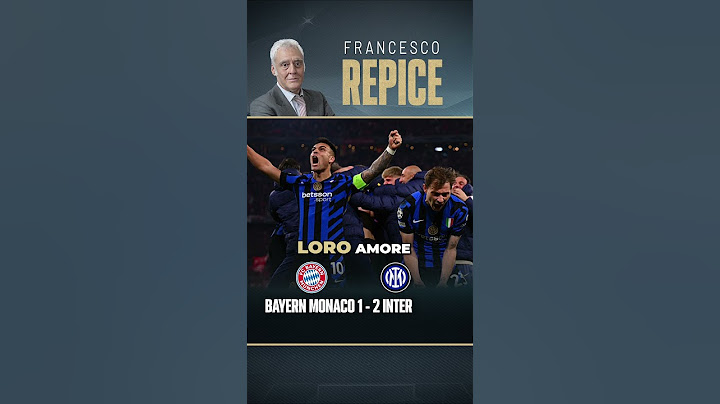 Bayern Monaco-Inter 1-2: il finale epico commentato da Francesco Repice