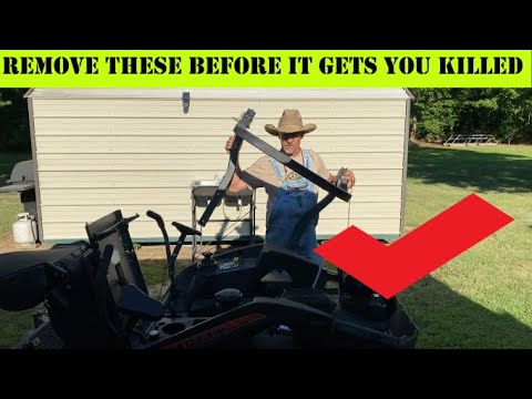 REMOVE THIS THING BEFORE IT GETS YOU KILLED!!  / WHY I'M REMOVING THE ROPS FROM MY ZERO TURN MOWER