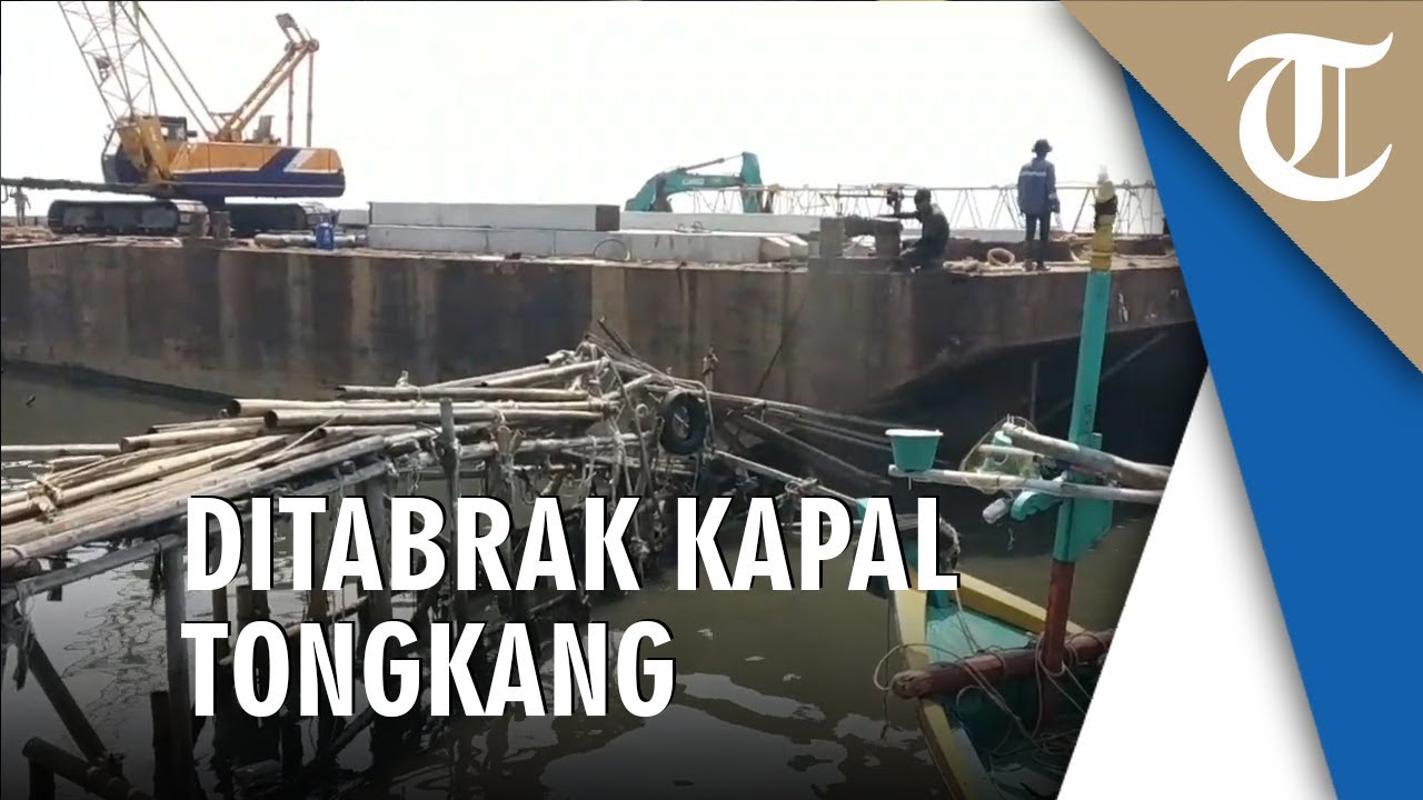 Ditabrak Kapal Tongkang, Tempat Sandar Kapal Nelayan di Muara Angke Hancur camera iphone 8 plus apk