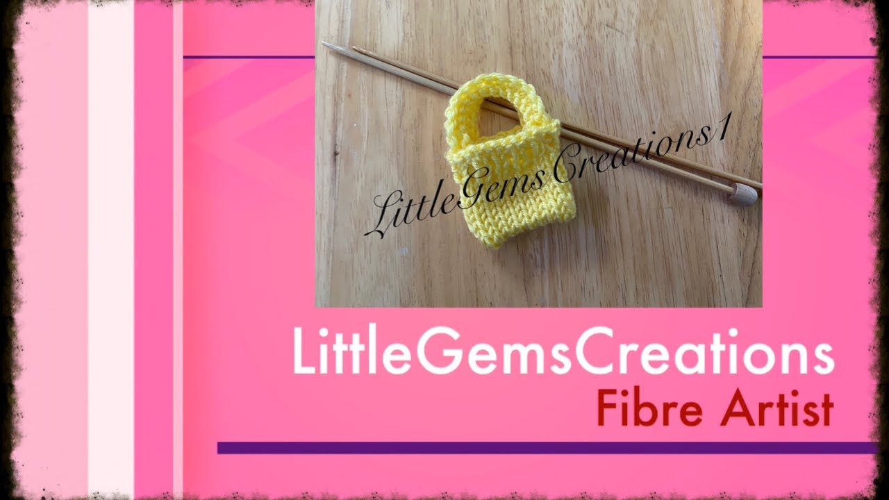 Basic Knit Barbie Bag Tutorial