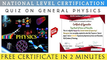 Quiz On General Physics | Physics Quiz | 25 Important Questions and Answers | Competitive Exam Quiz