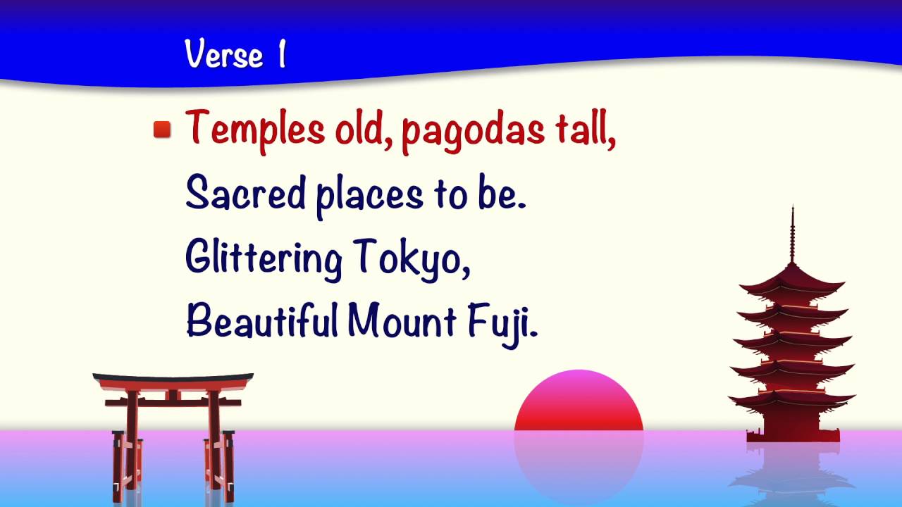 Land of the Rising Sun - School songs and plays for primary and EYFS assembly language