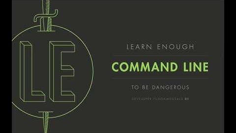 Short Intro to Learn Enough Command Line to Be Dangerous by Michael Hartl