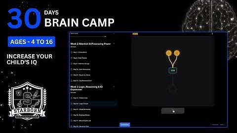 30-Day Brain Camp: 30 Powerful Brain Games to Boost IQ, Memory & Problem-Solving