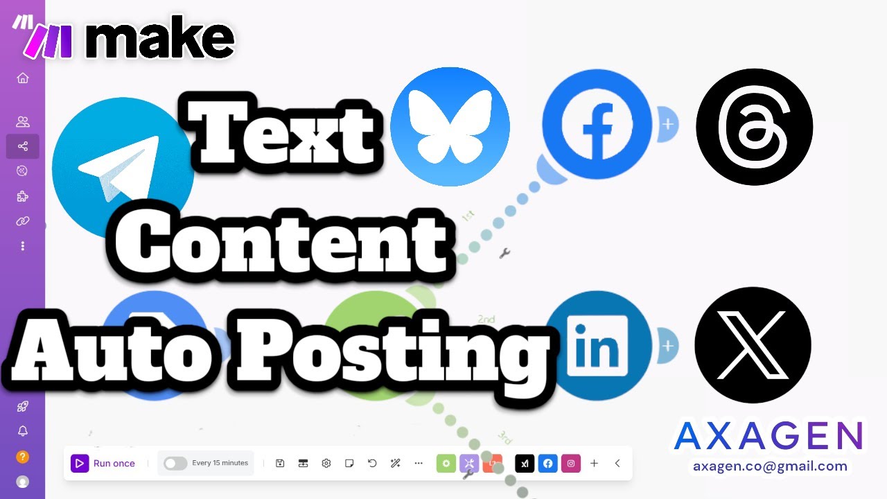 Mdlm Text Posts Automate Text Posts from PDFs to Social Media with AI - YouTube