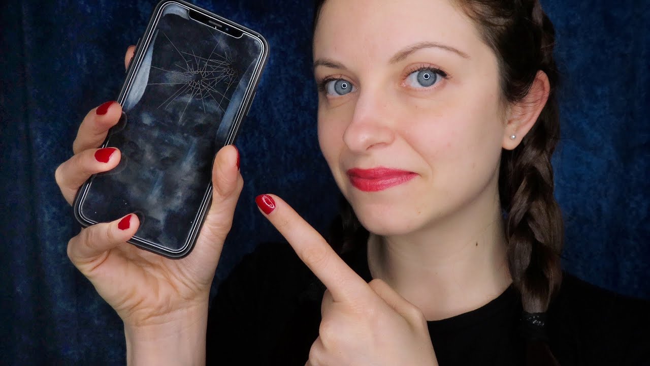 RIPARO SCHERMO DELL'IPHONE ASMR ITA ROLEPLAY sostituzione pellicola