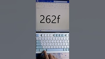 What Does Unicode 262F Represent? It’s the Yin Yang! ☯️ #unicode #emoji #shorts #msword #computer