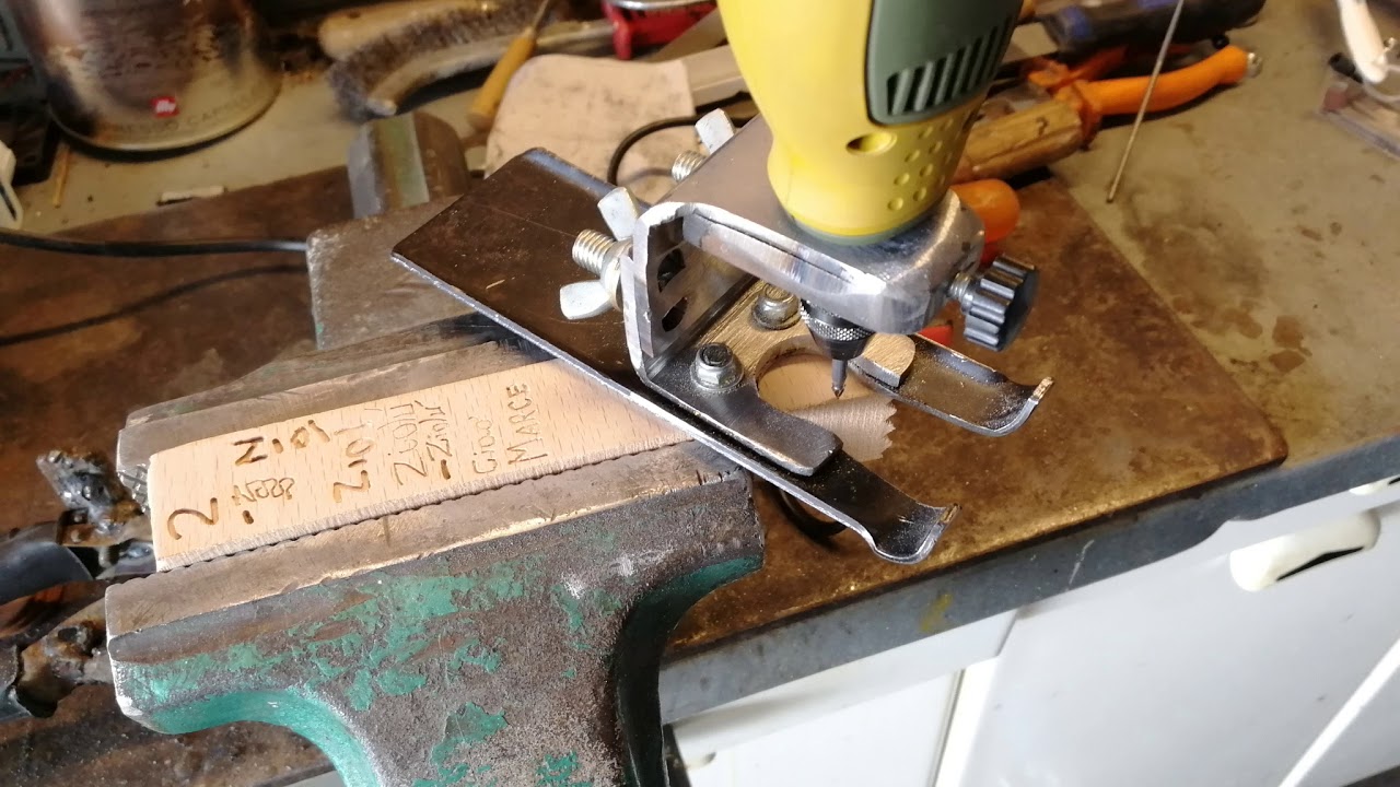 Proxxon Router Base Costruire base per trapano Proxxon FBS 240, Homemade Dremel Router Base ...