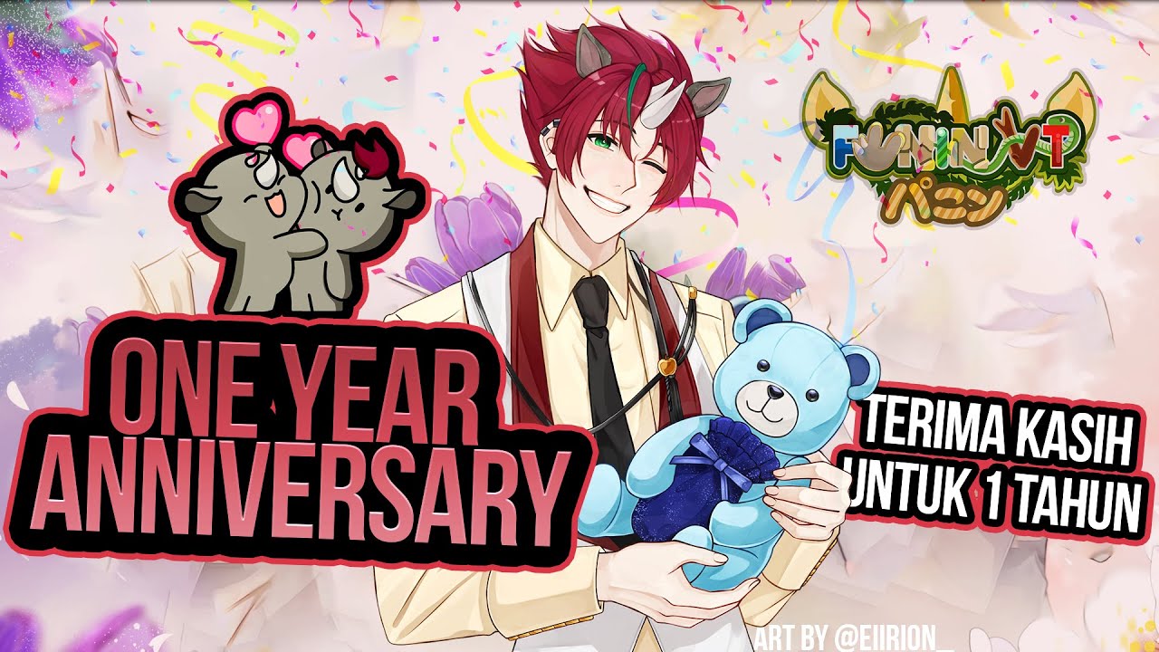 [ROLEPLAY] 1 Year Debut Anniversary, Thank You So Much ♥ [Vtuber ...