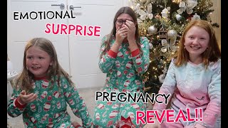 SURPRISING MY HUSBAND AND CHILDREN WITH A POSITIVE PREGNANCY TEST! VERY EMOTIONAL!!