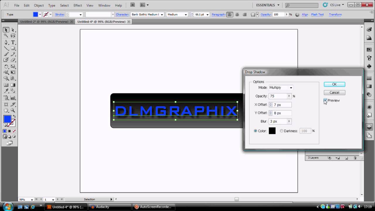 Making a button for the web using Adobe Illustrator