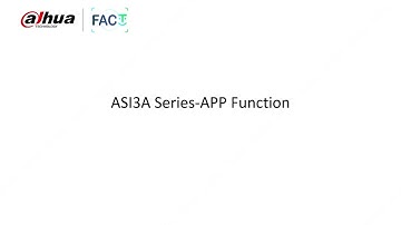 ASI3A Series APP Function
