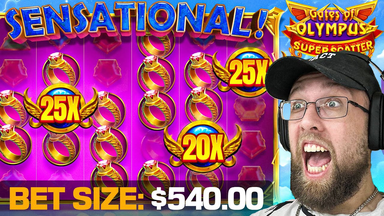 Огромный выигрыш в 540 долларов на карте Gates of Olympics Super Scatter! Гонка за бонусом в 180 ...