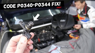 KIA OPTIMA CODE P0340 P0341 P0342 P0343 P0344 CAMSHAFT POSITION SENSOR FIX